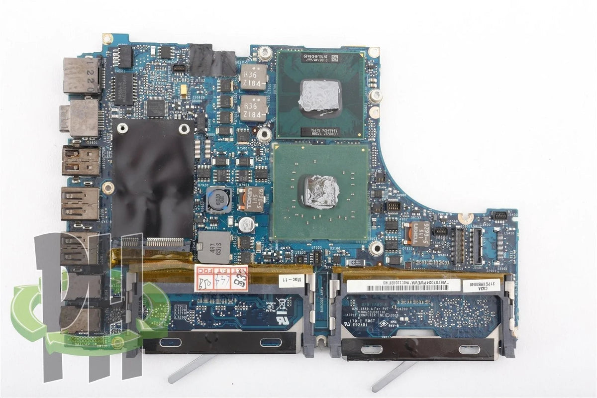 APPLE 13&quot; A1181 MacBook Black 2,1 2.0 GHz Core 2 Duo Logic Board T7200 820-1889