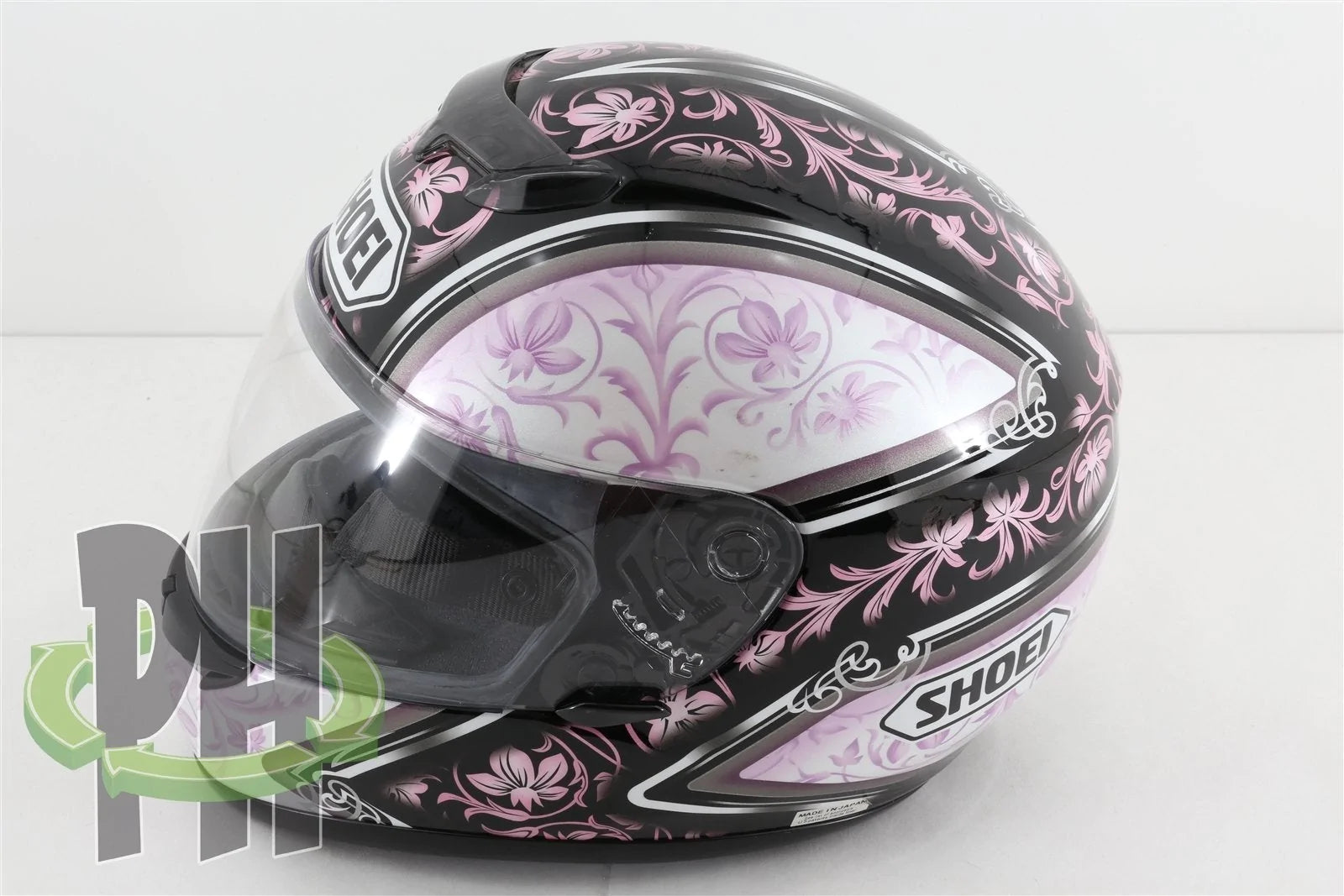 Shoei ZZZ TZ-R Vogue Helmet Size Medium Colors Pink Black Purple Flowe