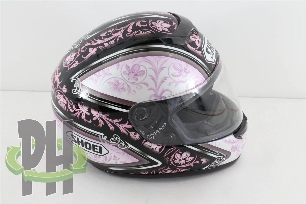 Shoei ZZZ TZ-R Vogue Helmet Size Medium Colors Pink Black Purple Flowers Vines
