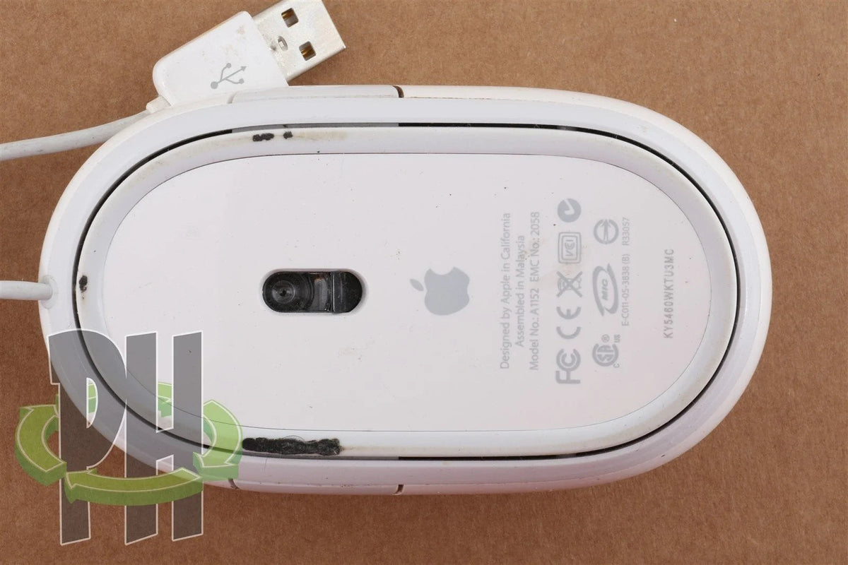 Bulk lot of 10 - Wired Apple Mighty Mouse A1152