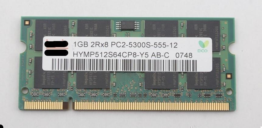 Bulk Lot of 50- 1GB Ram Modules - DDR2 PC2-5300 667Mhz soDimm (Various brands)