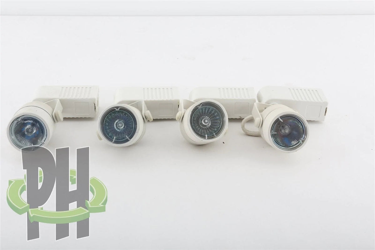 Lot of 4 TH610 Track light heads for liform "L" series track 12V MR16 50W max
