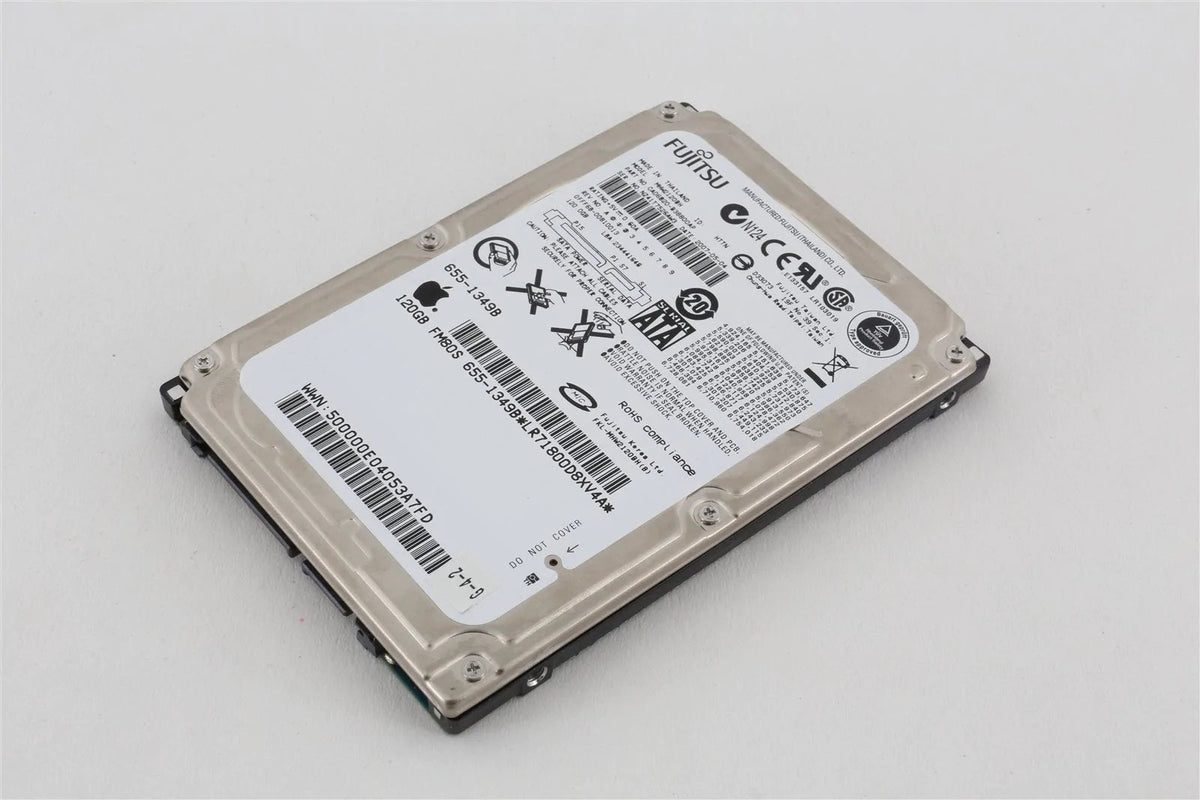 Apple OEM Fujitsu 2.5" Hard Drive MHW2120BH 120GB 655-1349
