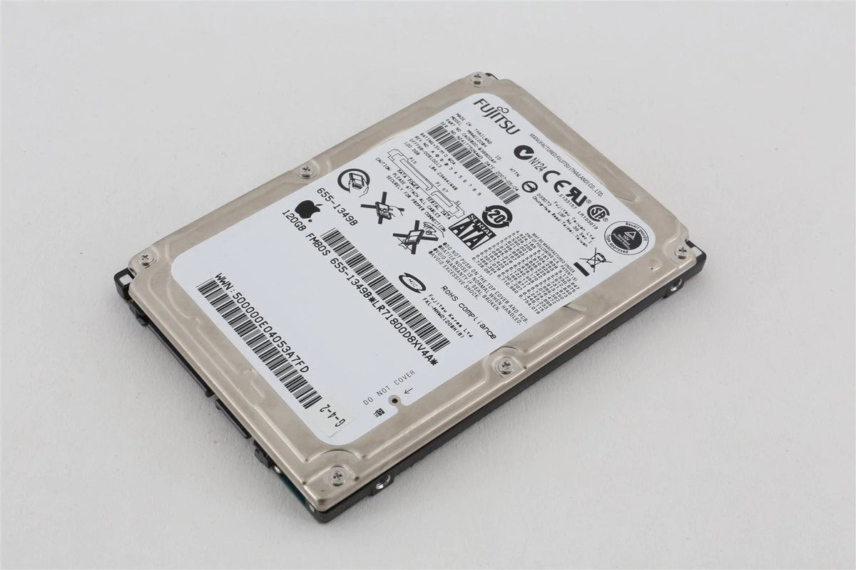 Apple OEM Fujitsu 2.5" Hard Drive MHW2120BH 120GB 655-1349