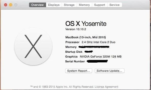 13" MacBook Unibody (White) 2.4GHz MC516LL/A A1342 Mid 2010 - Good Condition