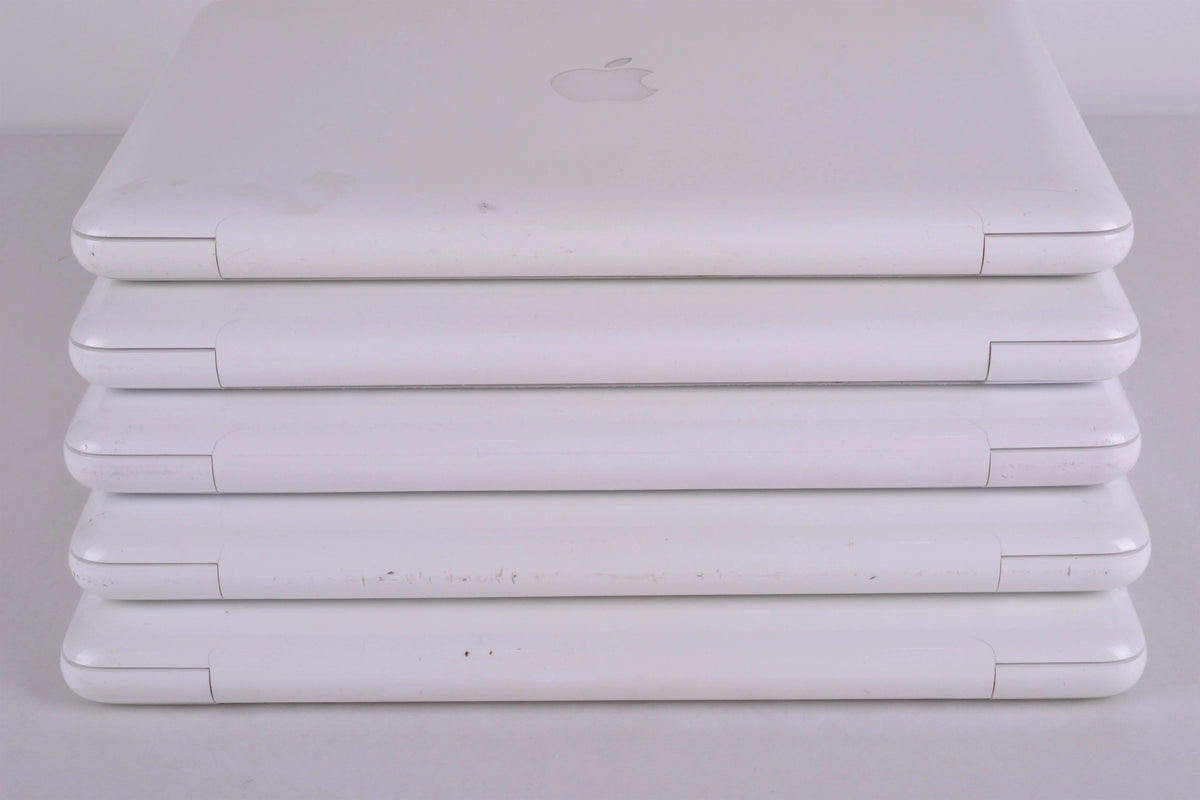 Lot of 5 - 13" Apple MacBook Unibody (White) 2.4GHz MC516LL/A A1342 Mid 2010