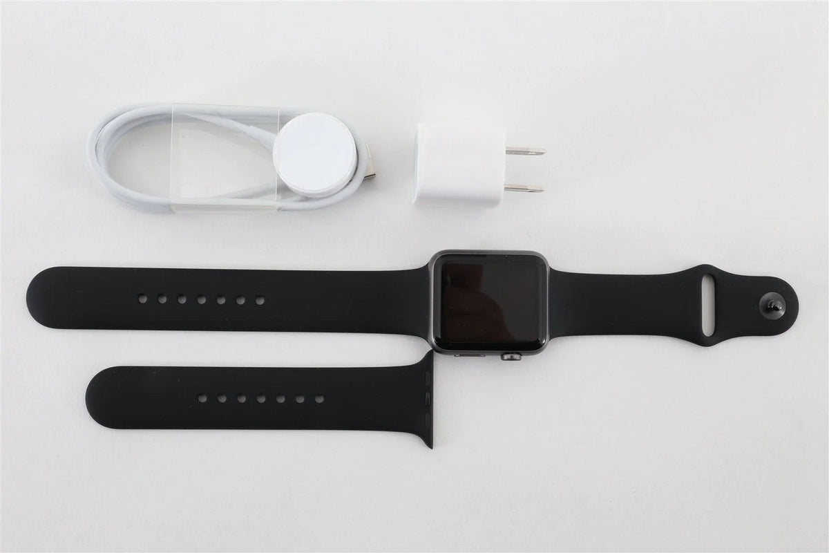 Apple Watch | Series 1 | 42mm | WiFi | Space Gray with Black Band | Very Good