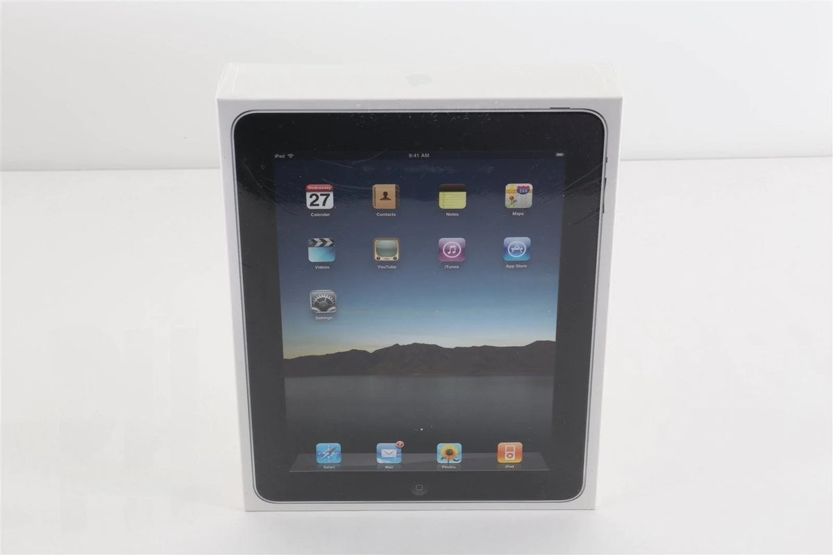 New in Box Original Apple iPad - 32 GB - Wi-fi Only - MB293LL/A - A1289