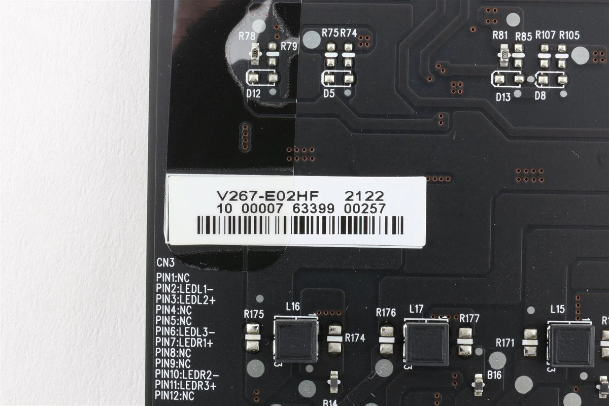 Apple iMac 27&quot; A1312 Mid 2011 BACKLIGHT INVERTER BOARD V267-E02HF (8 pin V-sync)