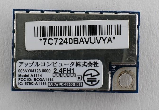 Bulk lot of 10 - Macbook A1181 Bluetooth Card A1114 631-0303 Anatel 0268-05-1993