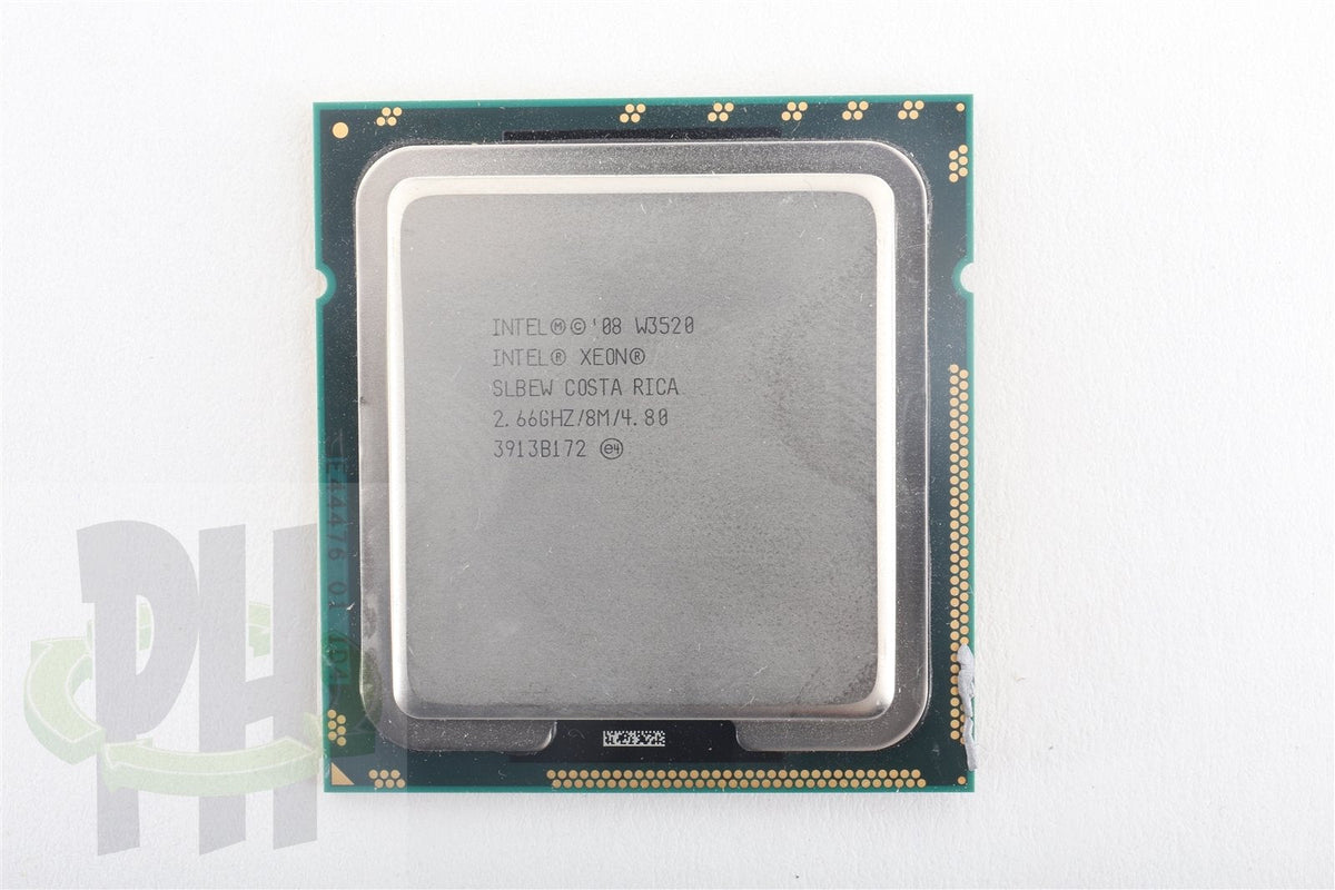 Bulk lot of 10 - Intel Xeon W3520 Quad Core Server CPU SLBEW 8M Cache, 4.80 GT/s