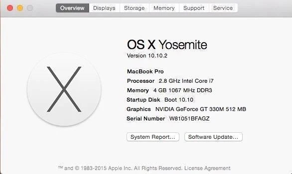 15" Macbook Pro A1286 MC373LL/A Mid 2010 2.8Ghz I7 Logic Board 820-2850 639-3296