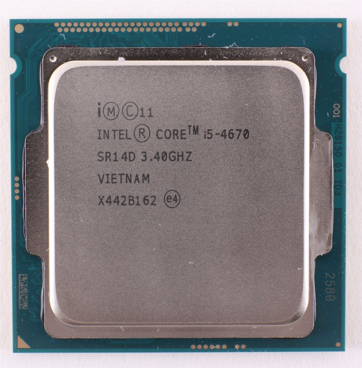 Haswell Core i5-4670 3.4GHz Quad Core CPU Processor (SR14D) LGA 1150 84W