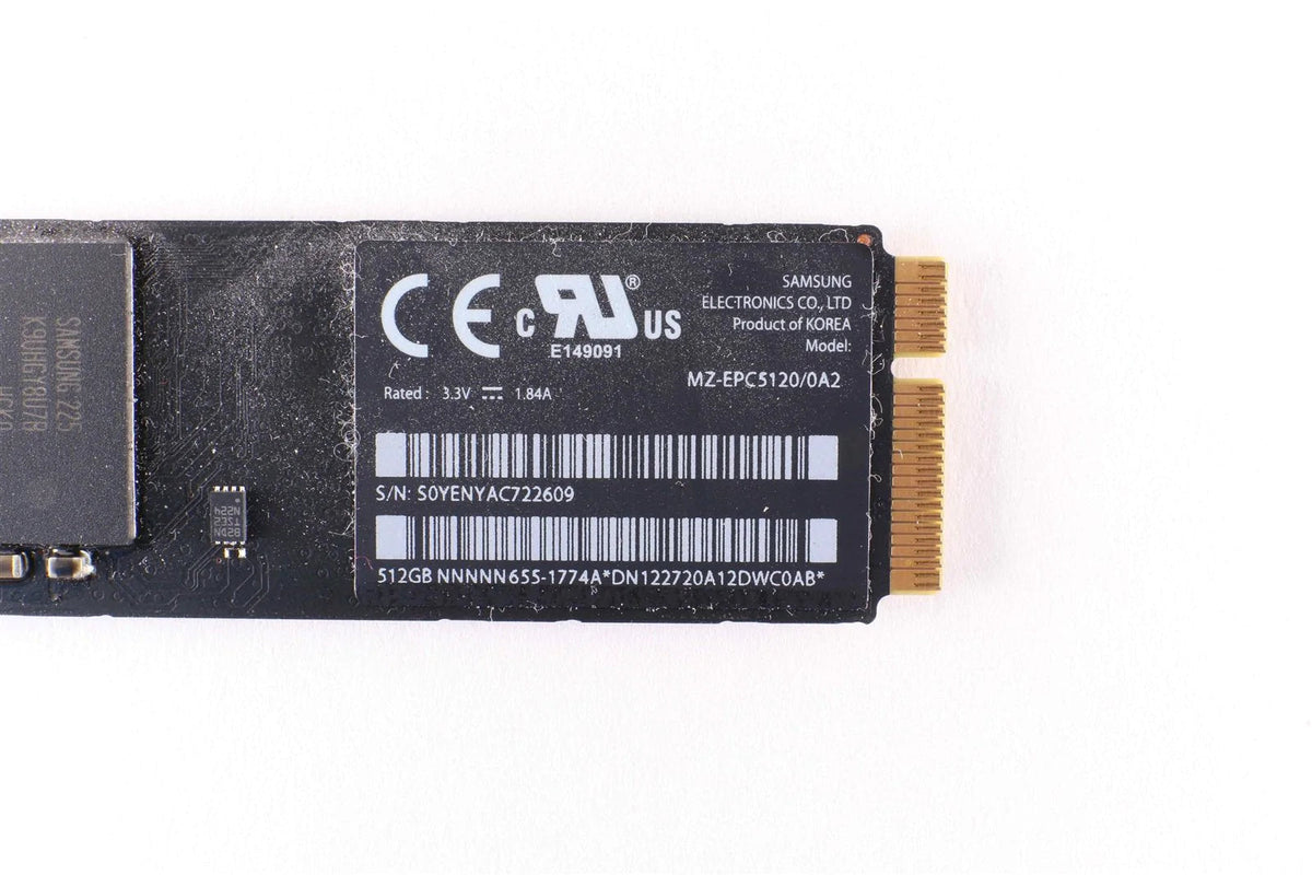 512GB SSD Samsung MZ-EPC5120 FOR APPLE MACBOOK AIR MID 2012 A1466 655-1774