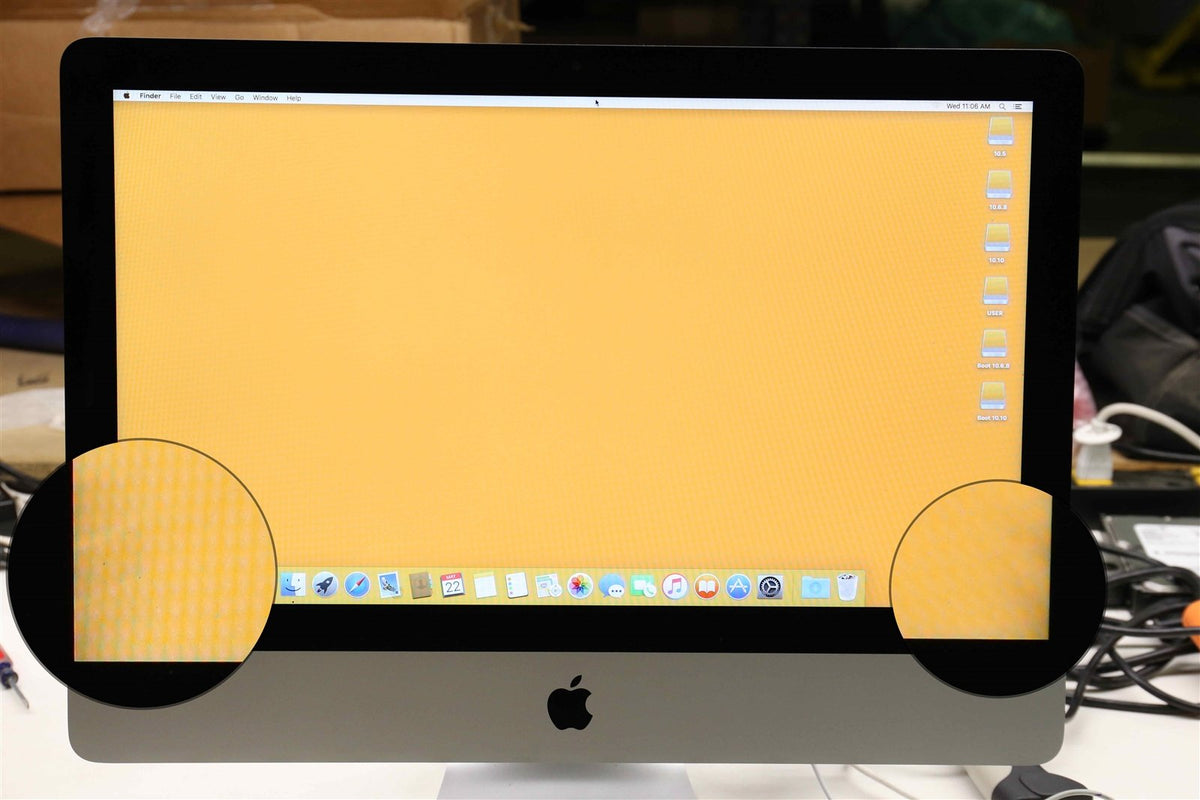 Apple iMac A1418 21.5" LCD LM215WF3 (SD)(D1) 2012 2013 Minor Shadows at corners