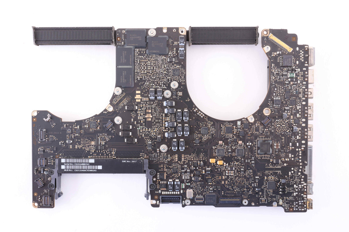 15" MacBook Pro A1286 MD035LL/A Early 2011 Logic Board 2.3 Ghz I7 GPU AMD 6750