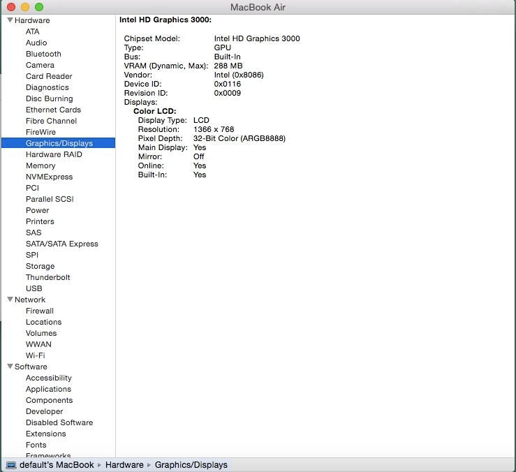 11" MacBook Air Mid 2011 A1370 MC968LL/A Logic Board 1.6Ghz 2GB Ram 820-2855