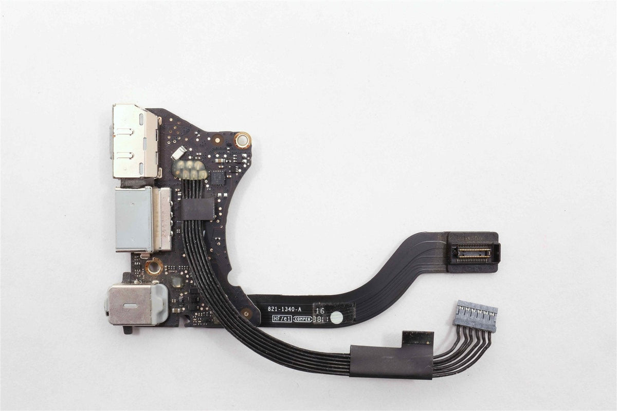 11" MacBook Air Mid 2011 A1370 - I/O BOARD USB AUDIO DC MAGSAFE W/ flex cable