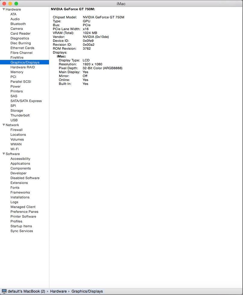 iMac 21.5" A1418 Late 2013 Logic Board W/ PCI SSD Slot & NVIDIA GeForce GT 750M