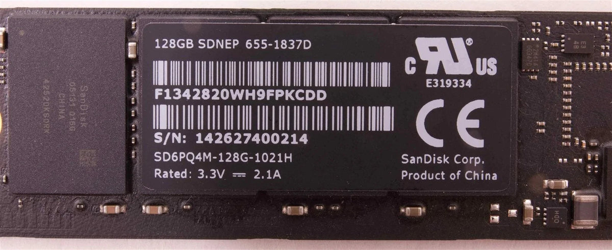 Apple 128 GB Flash SSD for Mac Pro iMac MacBook Pro Air 655-1837