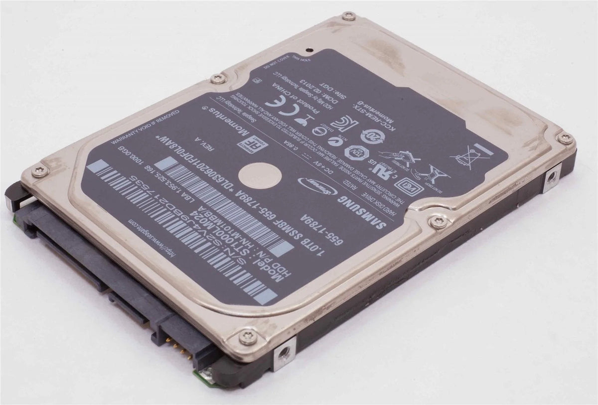 Apple / Samsung 1 TB 5,400 RPM 9.5mm 2.5" SATA Hard Drive ST1000LM024 655-1789