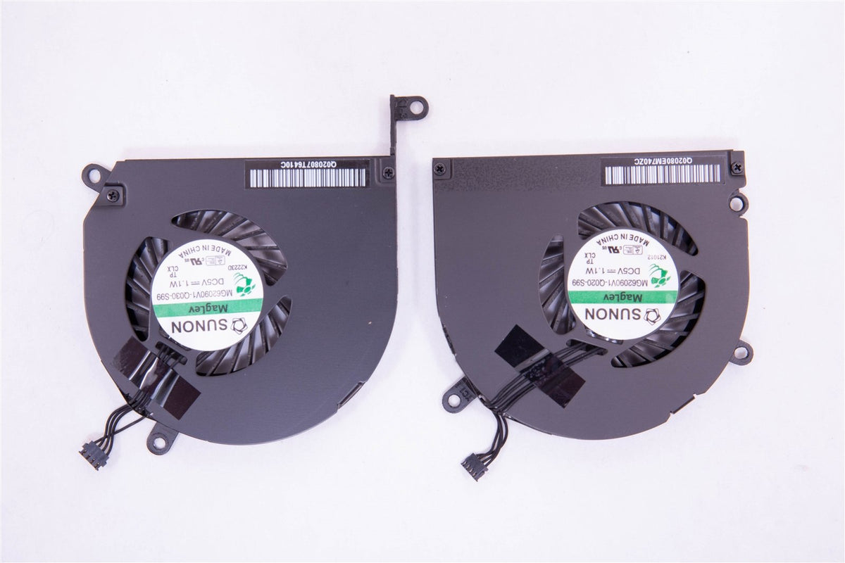 Apple 15" Macbook Pro A1286 2011 - Left and Right Fan Set Case Cooling