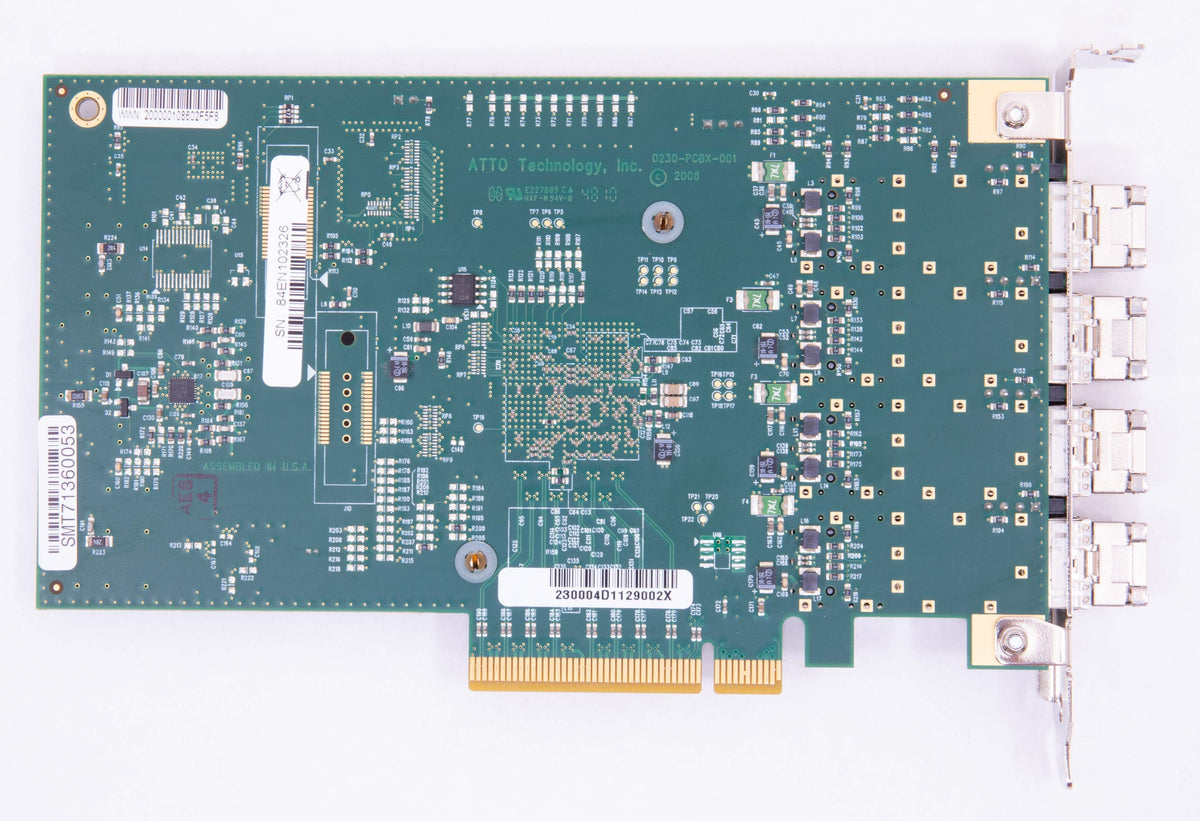 Celerity FC84EN Quad Channel 8Gb/s Fiber Fibre Channel Card Apple XServe/Mac Pro