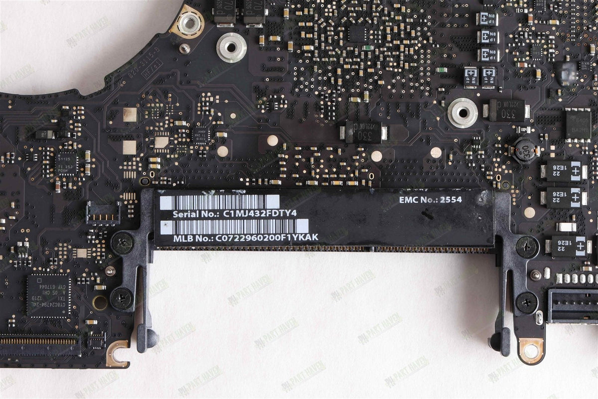 13" MacBook Pro Mid 2012 A1278 MD102LLL/A -Logic Board Core i7 2.9 GHz 820-3115