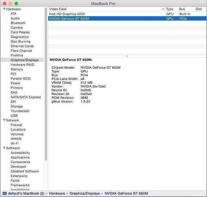 15" MacBook Pro A1286 MD103LL/A Mid 2012 2.3 Ghz I7 Logic Board 820-3330