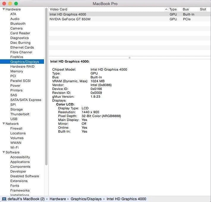 15" MacBook Pro A1286 MD103LL/A Mid 2012 2.3 Ghz I7 Logic Board 820-3330