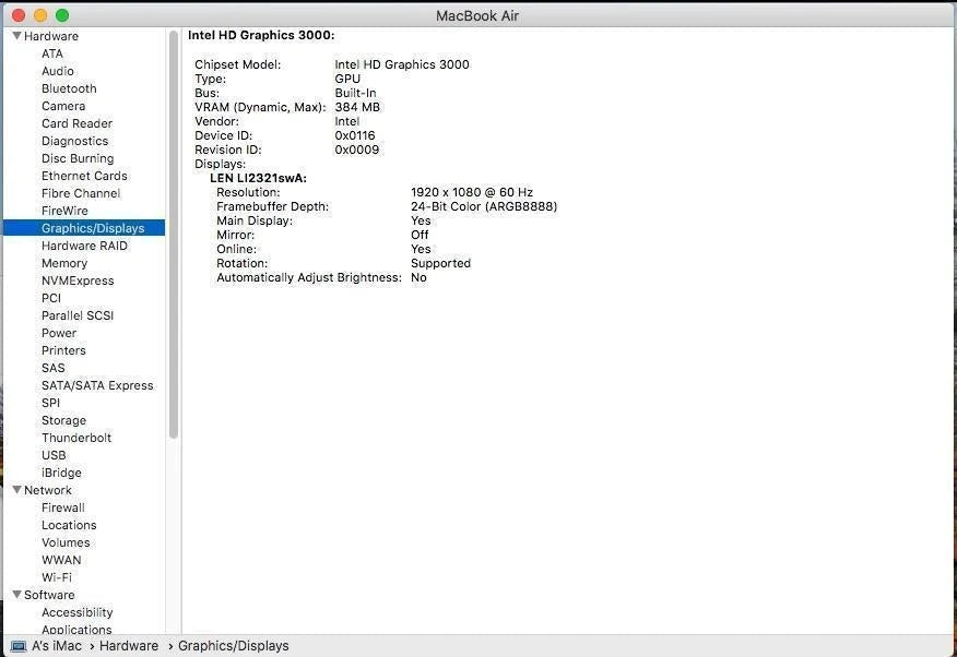 1.8GHz Core i7 4GB RAM Logic Board for 11" MacBook Air MD214LL/A A1370 Mid 2011