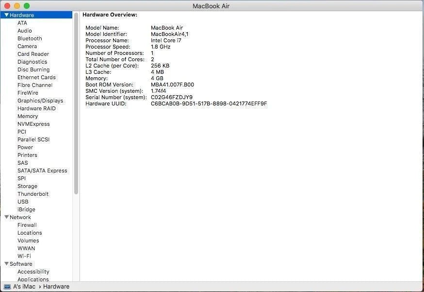 1.8GHz Core i7 4GB RAM Logic Board for 11" MacBook Air MD214LL/A A1370 Mid 2011