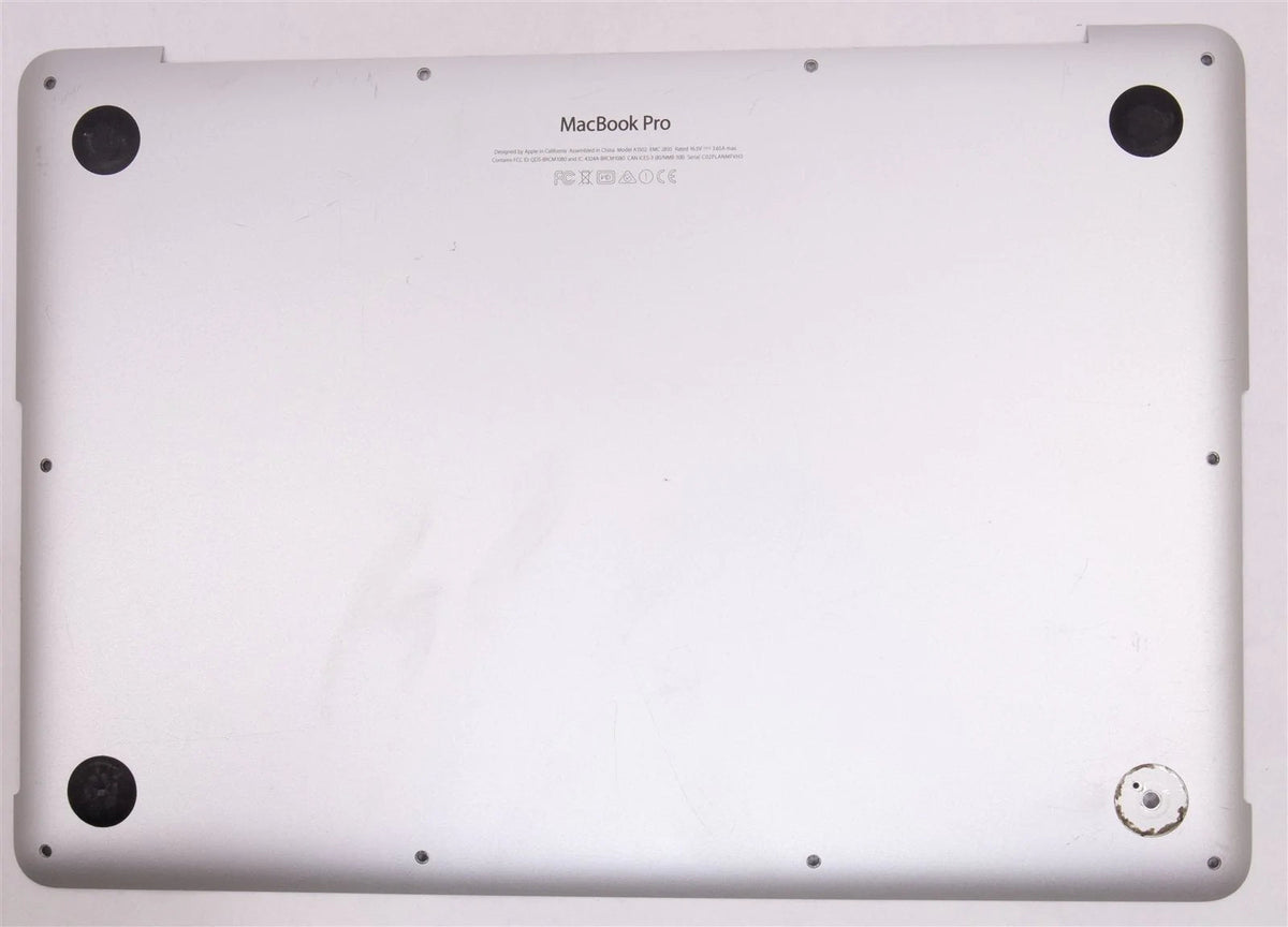 Apple 13&quot; MacBook Pro Retina A1502 Early 2015 - Bottom Cover -Panel Missing Foot