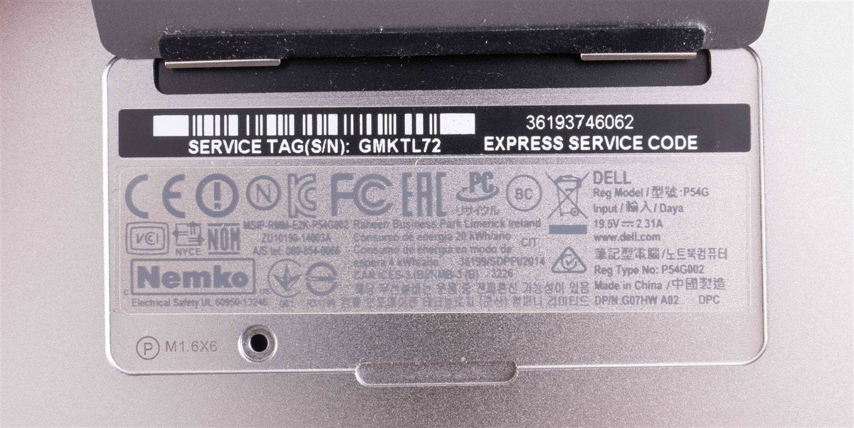 Bottom Cover Case Foot for Dell XPS 13" 9350