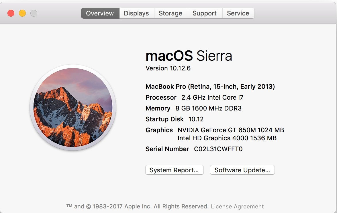 Kernel Panic - MacBook Pro 15" Retina 2.4GHz 8GB Ram Logic Board Early 2013