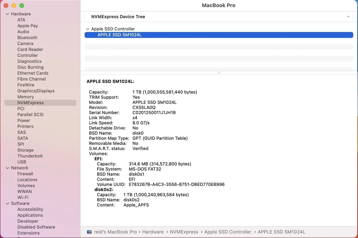 15" MacBook Pro Retina Mid 2017 2.8GHz I7 Quad Core 1 TB HD 16GB RAM A1707-3162