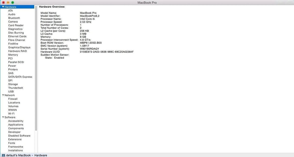 15" Macbook Pro A1286 MC372LL/A Mid 2010 2.53Ghz I5 Logic Board 820-2850