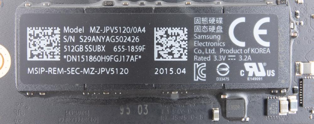 512GB SSD Samsung MZ-JPV5120/0A4 655-1859 - iMac Late 2014