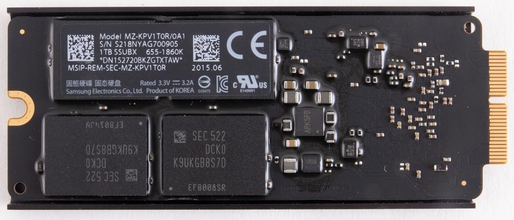 Samsung 1 TB PCIe Flash Storage SSD MZ-KPV1T0R 655-1860 - Mac Pro 2013 6,1 A1481