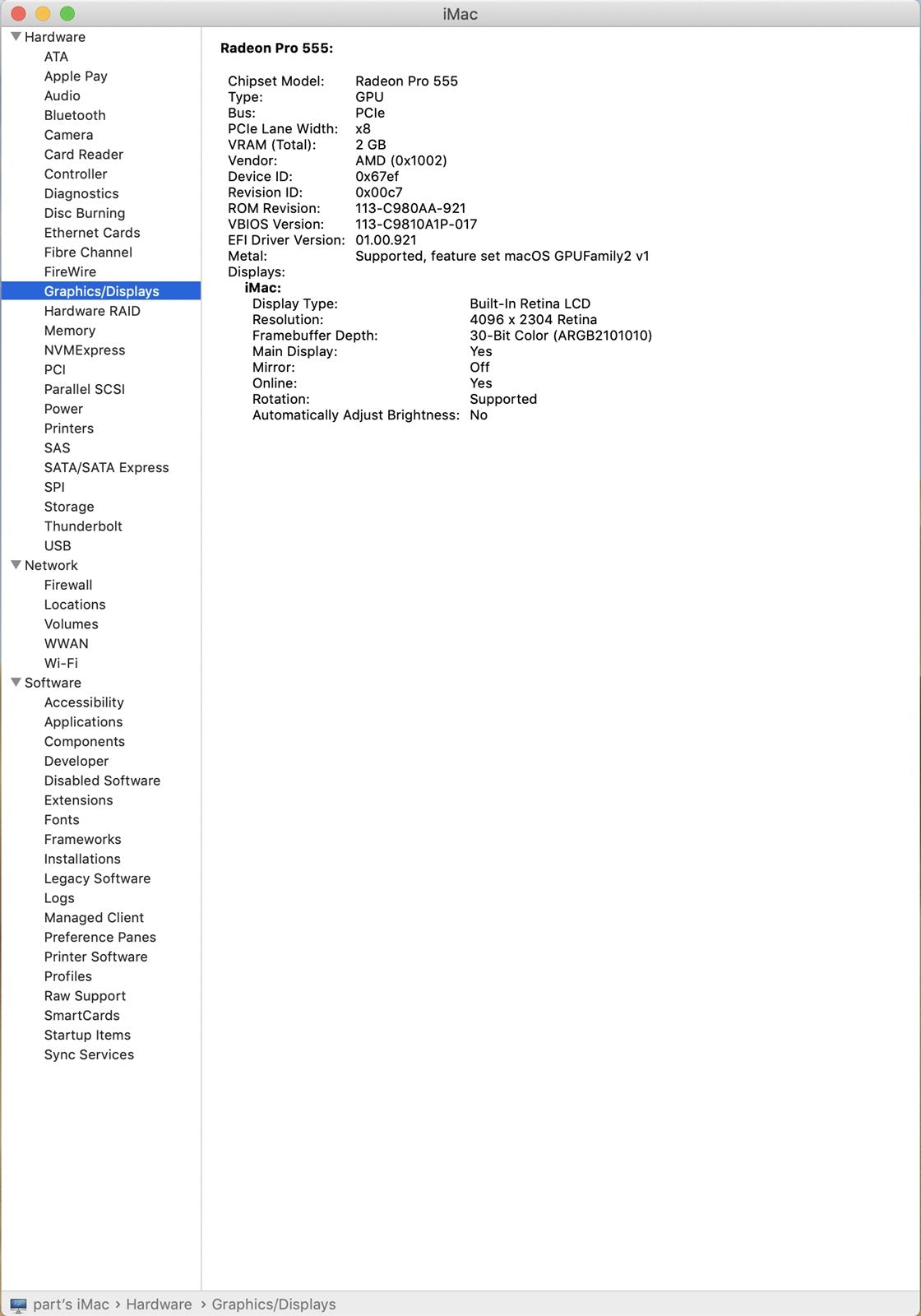 Logic Board w/PCIe SSD Slot & Radeon Pro 555 for Mid 2017 4K 21.5" iMac A1418