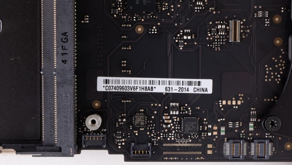 Mac Mini Server A1347 MD398LL/A Late 2012 - Logic Board 2.3 Quad Core I7-3615QM