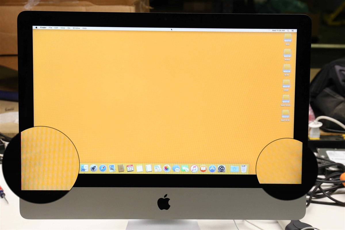 LCD Screen lm215uh1(sd)(a1) for iMac 4k Retina 21.5" Late 2015 Shadows Corners