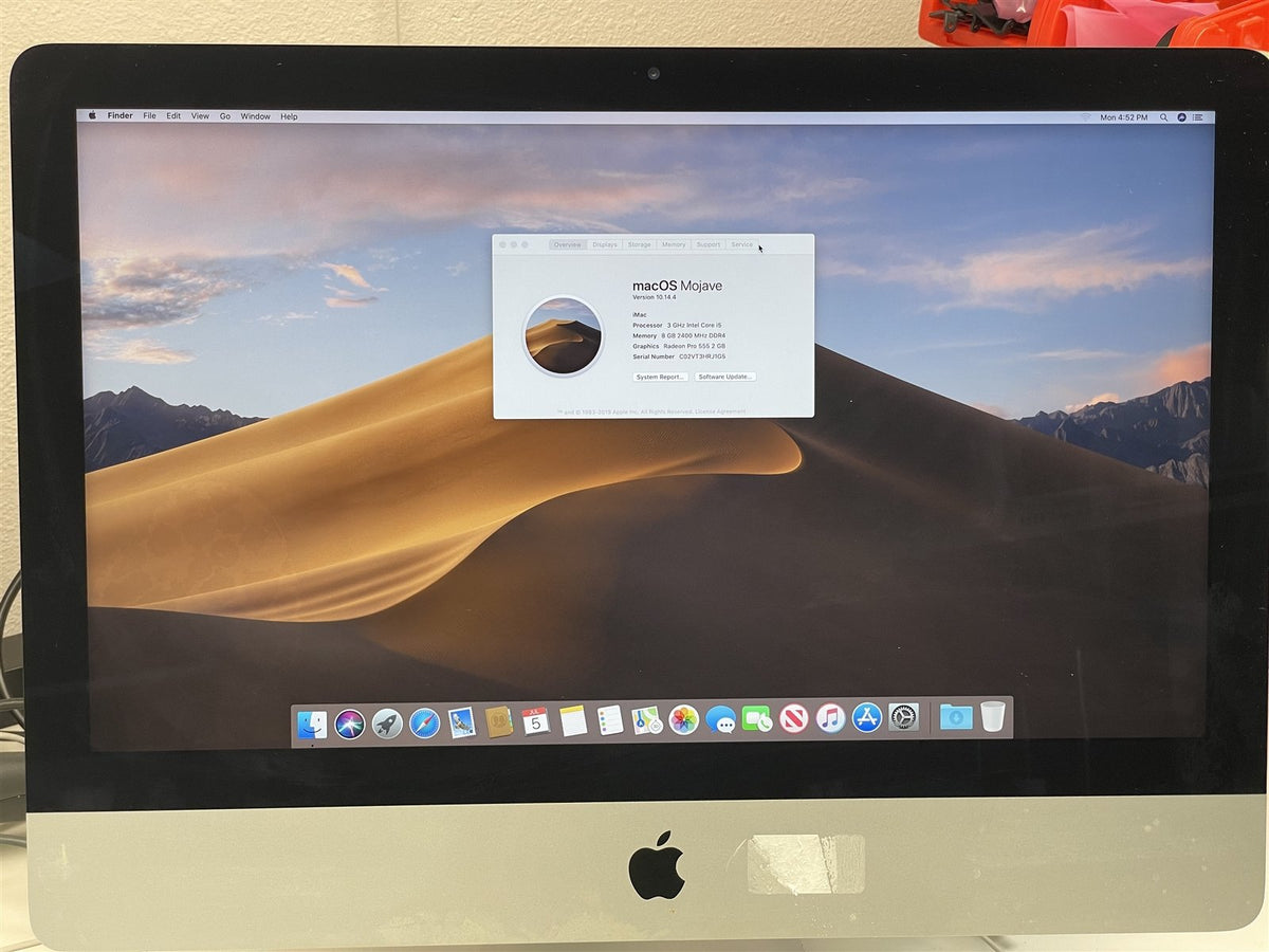 LCD Screen Glass lm215uh1(sd)(B1) for iMac 4k Retina 21.5" Mid 2017 ||Good||