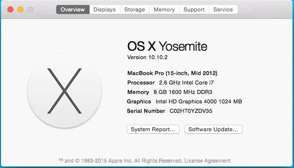 15" MacBook Pro A1286 MD104LL/A Mid 2012 2.6 Ghz I7-3720QM Logic Board 820-3330