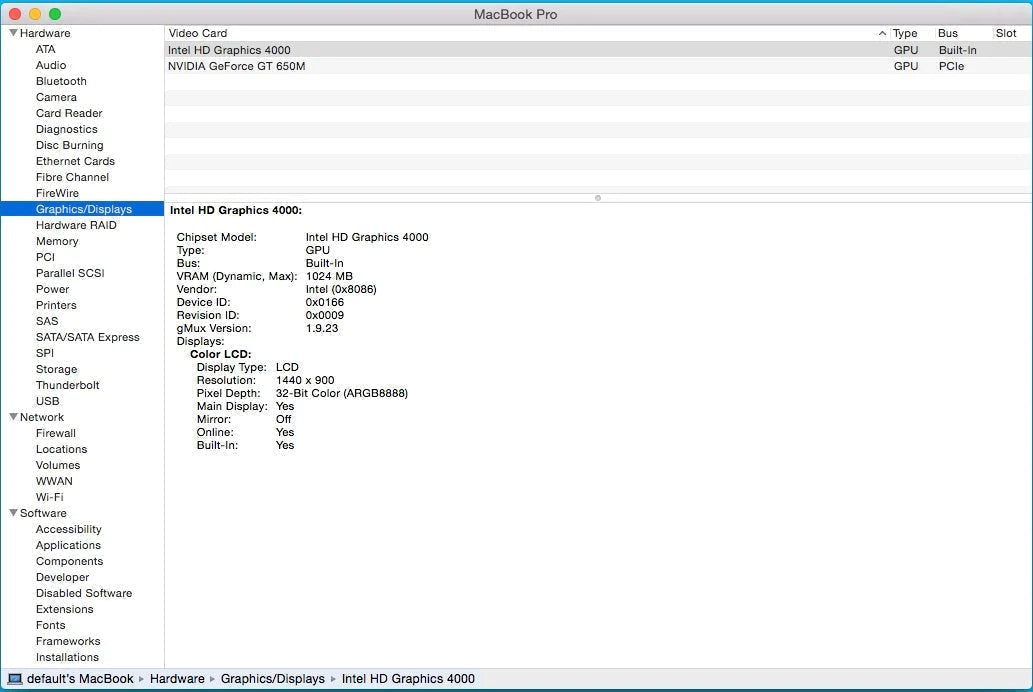 15" MacBook Pro A1286 MD104LL/A Mid 2012 2.6 Ghz I7-3720QM Logic Board 820-3330