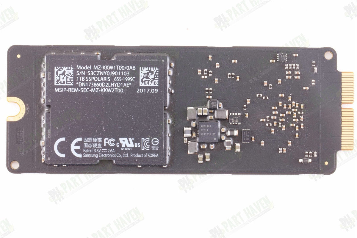 1 TB SSD Apple OEM Samsung- APPLE iMac Mid 2017 655-1995 MZ-KKW1T00/0A6