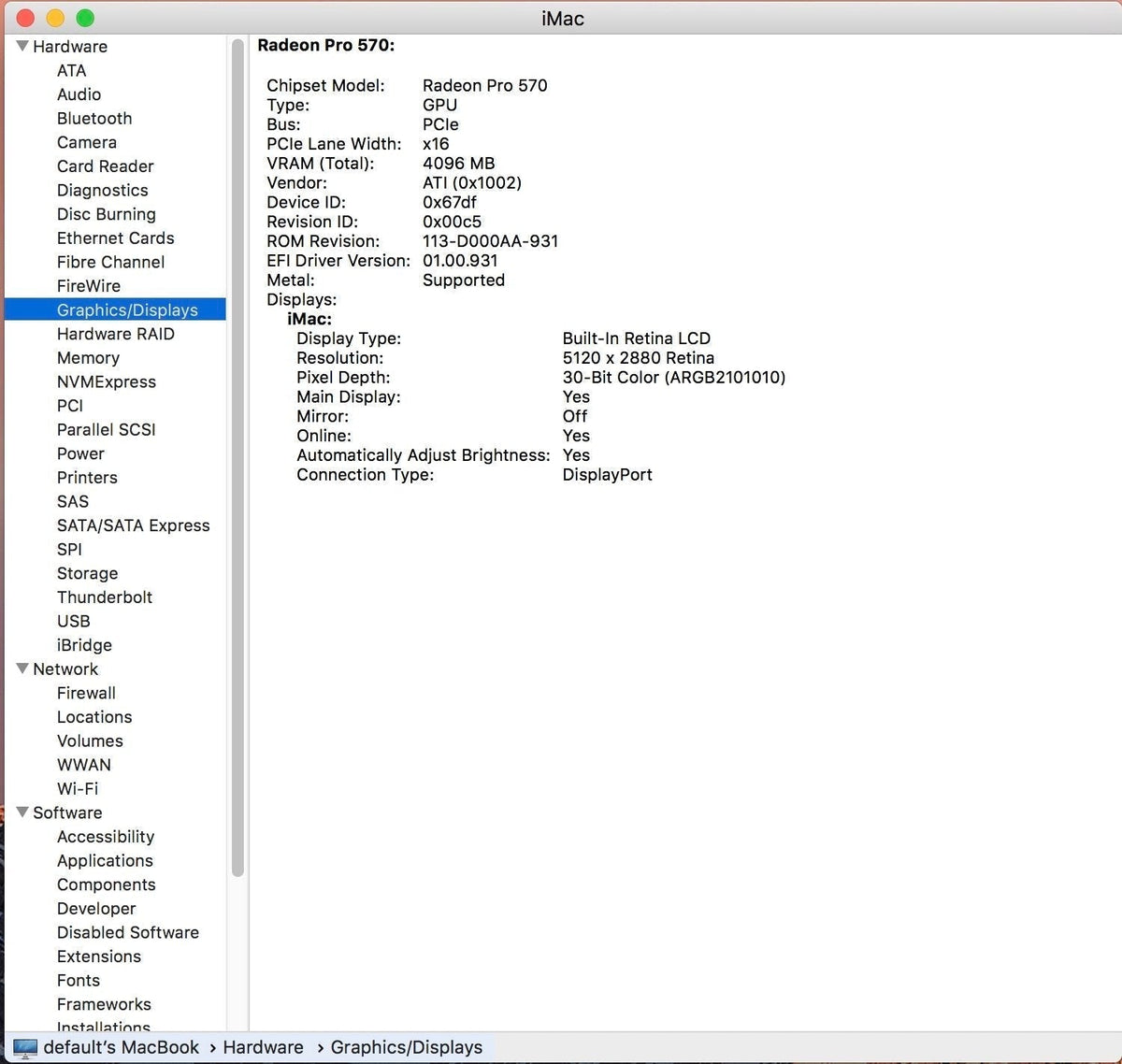 Apple iMac 27" 5K Retina Screen For iMac A1419 Mid 2017 LM270QQ1 (SD)(C1)