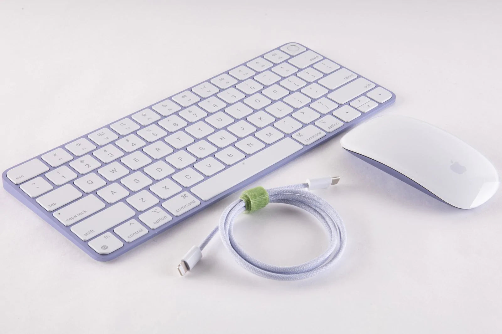 Purple Apple Magic Keyboard W/Touch ID, Purple Magic Mouse, Purple