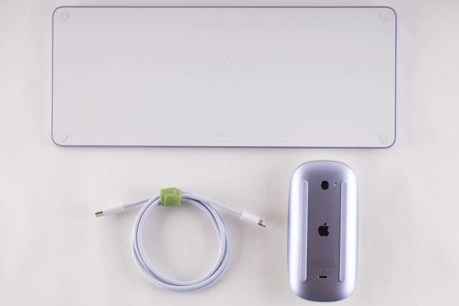 Purple Apple Magic Keyboard W/Touch ID, Purple Magic Mouse, Purple