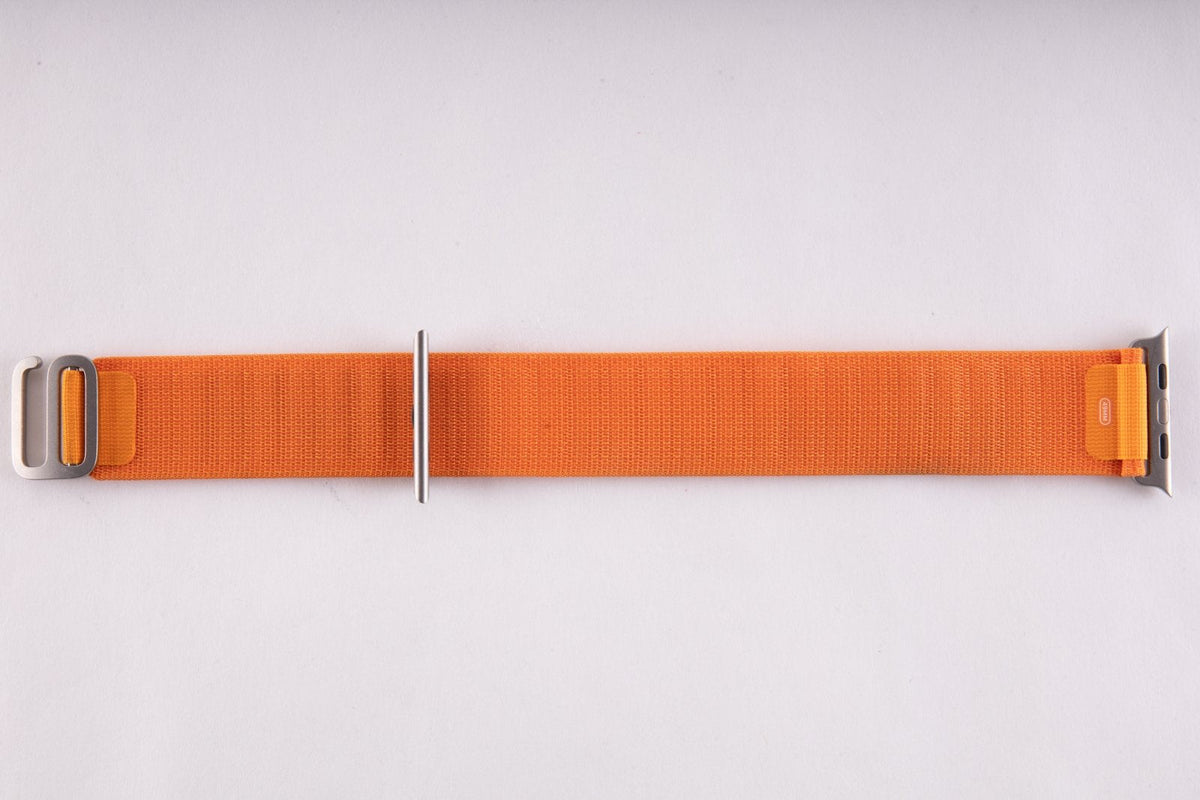 Genuine Apple Alpine Loop Watch Band (Orange) Medium